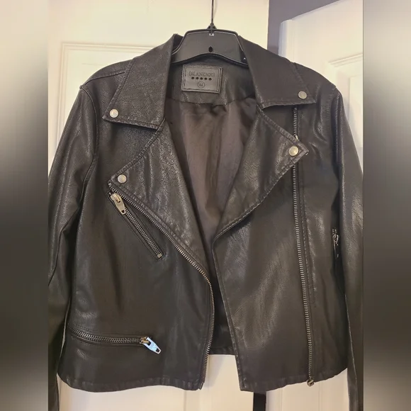 Black Leather Jacket - Picture 2 of 3